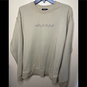 World peace crewneck